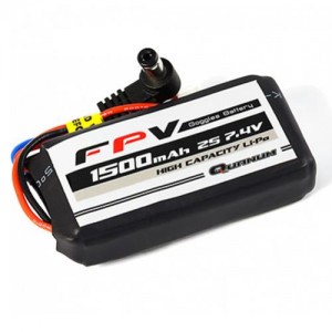 [TURNIGY] FPV FATSHARK �ּ� ���ۿ� 7.4V 1500mAh 3C ��Ƭ������ ���͸� Quanum FPV Headset Battery