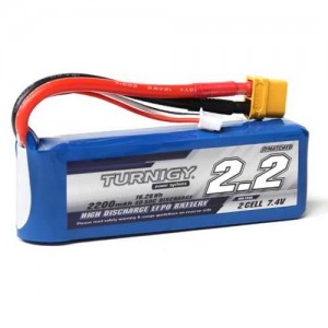 [TURNIGY] 7.4V 2200mAh 40C ��Ƭ������ ���͸� (XT60 ��) 
