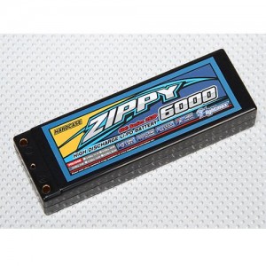 [TURNIGY] ZIPPY Flightmax 7.4V 6000mah 2S2P 50C �ϵ����̽� ��Ƭ������ ���͸� 