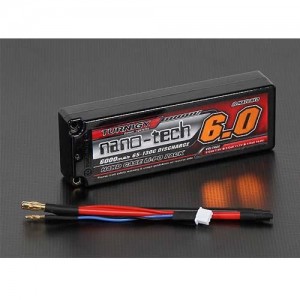 [TURNIGY] nano-tech 7.4V 6000mah 2S2P 65C �ϵ����̽� ��Ƭ������ ���͸� 