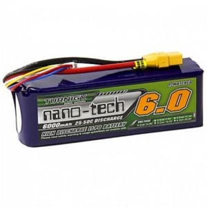 [TURNIGY] Nano-Tech 14.8V 6000mAh 25C ��Ƭ������ ���͸� (XT90 ��) 