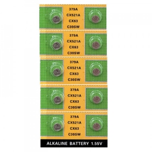 GEMFAN ������Ʈ �������� SR521 ��ư���� (10����) 1.55V ��ư �� ���� ��Į���� ���͸�