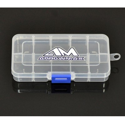[���ܼ�] AM-199521 [ARROW MAX] 10-Compartment Parts Box (132 x 68 x 22mm)
