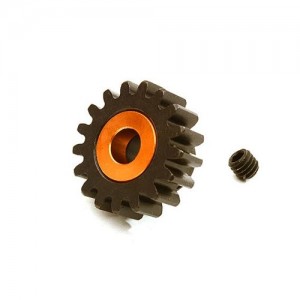 [INTEGY] C28750ORANGE Billet Machined 17T Pinion Gear for Arrma 1/8 Kraton 6S BLX (MOD1) (Grey) 