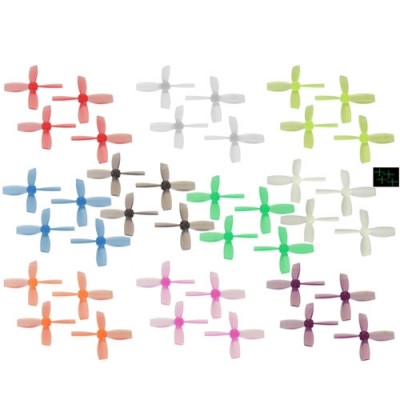 [���ܼ�] 3PROP222215-T10 [RAKONHELI] 2222 (2.2x2.2) 3 Blade Transparent Propeller (2CW 2CCW; 1.5mm Shaft) -T10