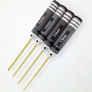 [DETAILS TECH] (Ƽź ��) Allen Wrench Set - Break Black A 4pcs (Hex 1.5, 2.0, 2.5, 3.0mm) 