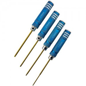[DETAILS TECH] (Ƽź ��) Allen Wrench Set - Blue 4pcs (Hex 1.5, 2.0, 2.5, 3.0mm) 
