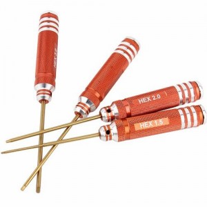 [DETAILS TECH] (Ƽź ��) Allen Wrench Set - Break Orange 4pcs (Hex 1.5, 2.0, 2.5, 3.0mm) 