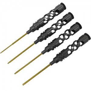 [DETAILS TECH] (Ƽź ��) Titanium Coated Tips Allen Wrench Set - Ink Honeycomb 4pcs (Hex1.5/2.0/ 2.5/3.0mm) 