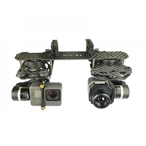 [TR] 3X Gimbal Dual Mount Adaptor(FLIR / GoPro) 