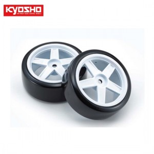 [KYOSHO] PremountedDriftTireFZ02(5Spoke/White/2p) 