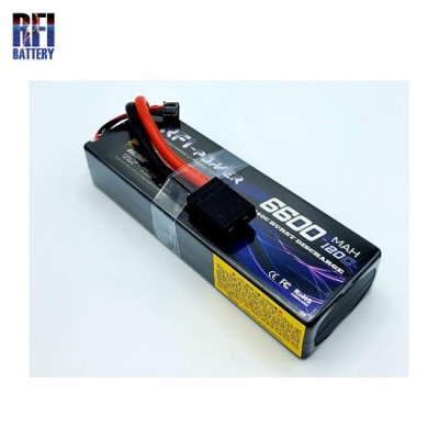 [���ܼ�] RFI6601202XTRX [RFI BATTERY] 7.4V 6600mAh 120C �ϵ����̽� ��Ƭ������ ���͸� (�� ����)