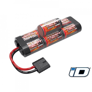[Traxxas] 8.4V 3000mAh NiMH ������ ���� ���̼��� ���͸� (iD�� ����) Battery Power Cell 3000mAh 7-C hump 8.4V w/iD Connector