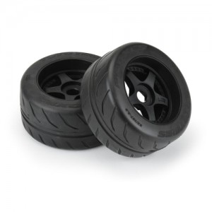 [PROLINE-RACING] 10200-10 1/7 Toyo Proxes R888R S3 Rear 53/107 2.9 BELTED Mounted 17mm 5-Spoke (2) 