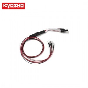 [KYOSHO] LED Light Unit (��5/4 Bulbs/L=400/Clear) 