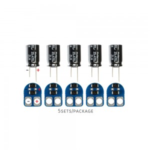 [Matek] XT60 Ŀ���Ϳ� ��Ƽ ����ũ ���� (5set) VOLTAGE SPIKES FILTER, XT60-TVS