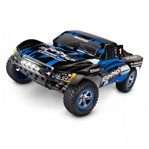[Traxxas] 1/10 ������ ���ڽ� Ʈ�� (LED ����Ʈ ����) RTR Ǯ�� - ���� �÷� Blue SLASH 2WD W/ LED LIGHTS