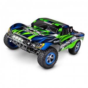 [Traxxas] 1/10 ������ ���ڽ� Ʈ�� (LED ����Ʈ ����) RTR Ǯ�� - �׸� �÷� Green SLASH 2WD W/ LED LIGHTS