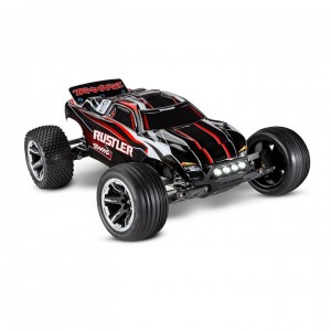 [Traxxas] ������ XL-5 1/10 ��Ÿ��� Ʈ�� (LED ���� �Ϸ�) ���͸�, ������ ���� RTR (������ ������) - ���� �÷� RUSTLER W/ LED LIGHTS