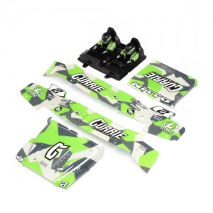 [TEAM LOSI] Body/Driver Set, Green, Silkscreened: Hammer Rey - �����Ǹ� 