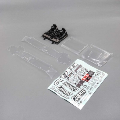 [���ܼ�] LOS230100 [TEAM LOSI] Body/Driver Set, Clear: Hammer Rey