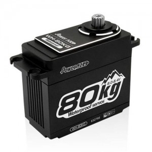 [POWER HD] (Ǯ���, Ǯ��Ż ���̽�, ��Ŭ, 1:5 ~ 1:6 �����ε� ��õ) WH-80KG HV (80kg/0.17sec) MG Alu case  Axial 1/6 SCX6, Losi 1/6 Super Baja Rey,Losi Super Rock Rey,Arrma 1/5 Kraton,Arrma 1/5 Outcast