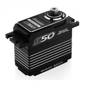[POWER HD] S50 Metal Case HV, Brushless Servos 50Kg / 0.1sec (Titanium Gear) ��� SSR ����