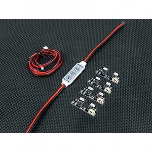 [TR] F330/F450/F550/S500/S550 ���� 5V LED Night Navigation Light Set (RED/Green/Controller) 