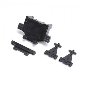 [TEAM LOSI] Rear Bulkhead, Toe Block, Link Mount: Mini JRX2 