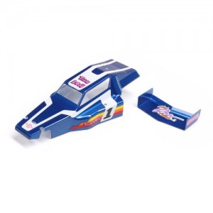 [TEAM LOSI] Body & Wing, Blue: Mini JRX2 