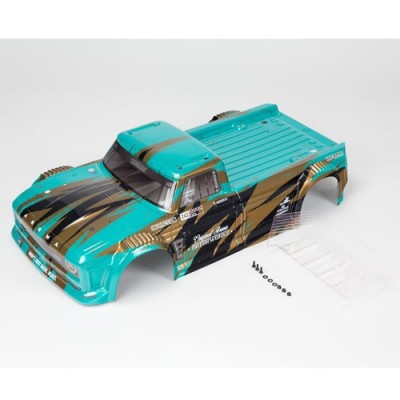 [���ܼ�] ARA414005 [ARRMA] ARA414005 INFRACTION 4X4 ALL ROAD MEGA PAINTED DECALED TRIMMED BODY TEAL/BRONZE