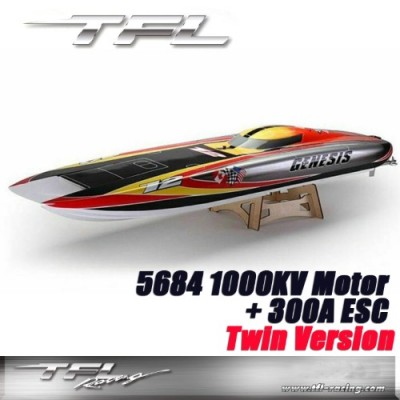 [���ܼ�]  [TFL] Large Genesis 1420mm Rc Boat Twin Drive (5684 1000KV Motor 300A ESC x 2set)