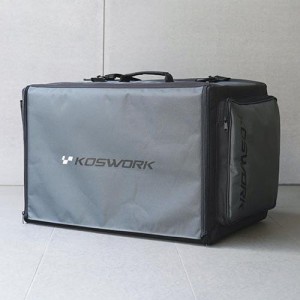[KOSWORK] 1/8 Compact 3 Drawer PP Frame Buggy/Onroad Car Bag (1/8, 1 Large & 2 Medium) 
