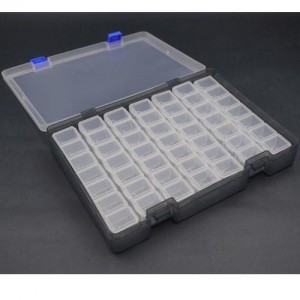 [KOSWORK] 7x7 Parts Box 245x175x38mm (49 Compartments, 7 Each Row) 