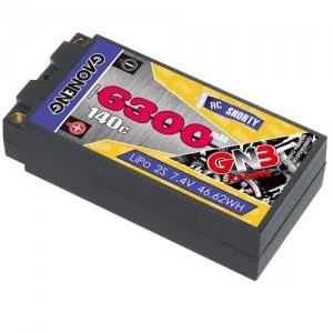 [GNB] 7.4V 6300mAh 140C ��Ƭ������ ���͸� �ϵ����̽� ��Ƽ - 5mm ����� 
