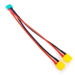 XT60 -> MPX ���� ������ ���̺� XT60 ���͸� 2���� MPX �Ŀ����(�Ŀ��ڽ�)�� ����