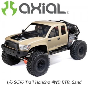 [Axial] 1/6 SCX6 Trail Honcho 4WD RTR, Sand 