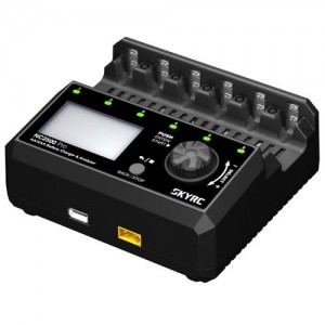 [SKY RC] (���ͷ� ���) NC2500 Pro 6EA Battery Charger & Analyzer �̴���, Ÿ�̾� �̴�ī ���� AA, AAA ������ ���͸� 3�� ���� ����