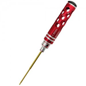 [DETAILS TECH] (Ƽź ��) Premium Allen Wrench Set - Red Big Handle Hex 1.5mm Titanium Tips 