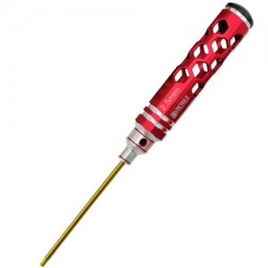 [DETAILS TECH] (Ƽź ��) Premium Allen Wrench Set - Red Big Handle Hex 2.5mm Titanium Tips 