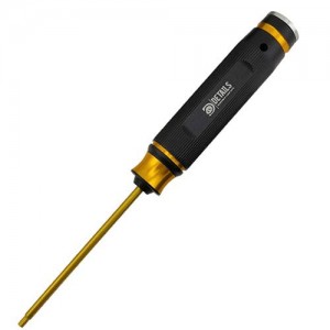 [DETAILS TECH] (Ƽź ��) Premium Allen Wrench Set - Black Gold 1pcs Vertical Line Pattern Big Handle Hex 2.5 