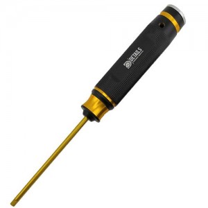 [DETAILS TECH] (Ƽź ��) Premium Allen Wrench Set - Black Gold 1pcs Vertical Line Pattern Big Handle Hex 3.0 