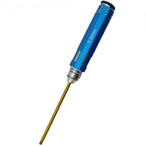 [DETAILS TECH] Classic Allen Wrench Set - C Blue 1pcs Hex 3.0mm 