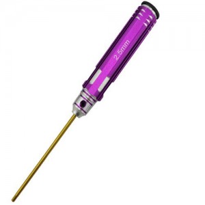 [DETAILS TECH] (Ƽź ��) Allen Wrench - Purple (Hex 2.5 x 180mm) 