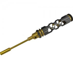 [DETAILS TECH] (Ƽź ��) Titanium Coated Tips Nut Drivers - Ink Gold Honeycomb (5.5 x 180mm) 