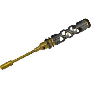 [DETAILS TECH] (Ƽź ��) Titanium Coated Tips Nut Drivers - Ink Gold Honeycomb (7.0 x 180mm) 