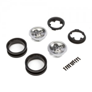 [Axial] AXI43013 1.9 Retro Slot Beadlock Wheels, Satin (2) 