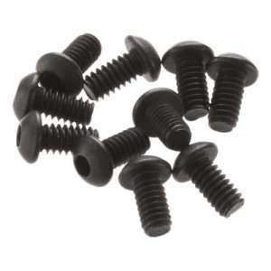 [Axial] AXIC1146 Hex Socket Button Head Screw M2x4mm Black (10) 