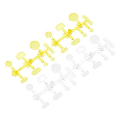 [���ܼ�] AXIC4258 [Axial] AX80049 LED Lens Set Yellow/Clear (4)