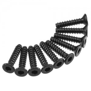 [Axial] AXA1260 Hex Socket Tap Flat Head M2.5x12mm (10) 